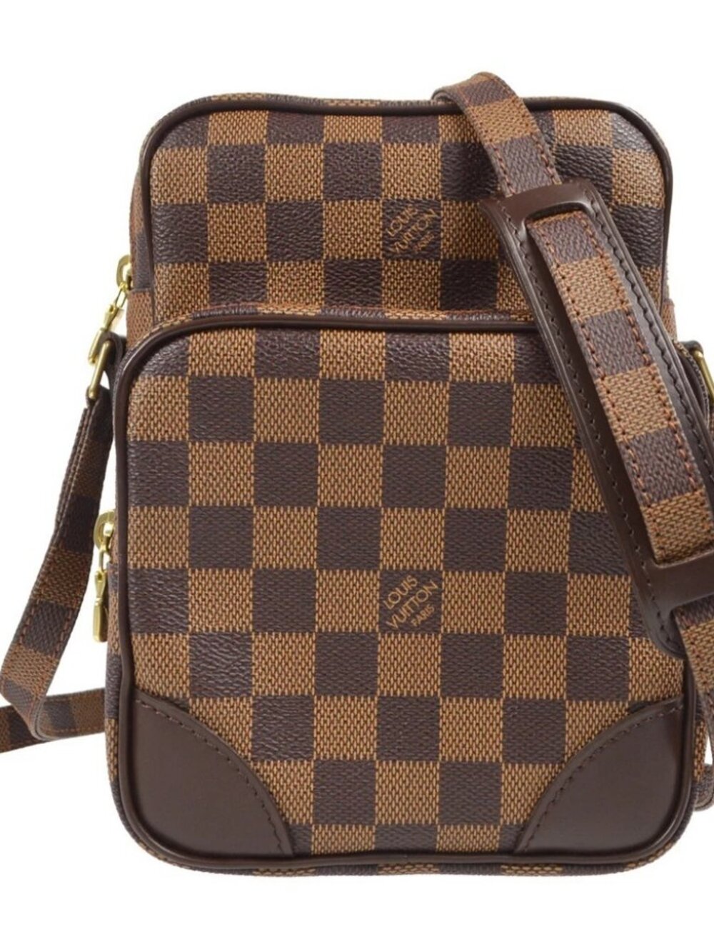Louis Vuitton Amazon Crossbody Shoulder Bag Damier Brown N48074 TH0015 97726
